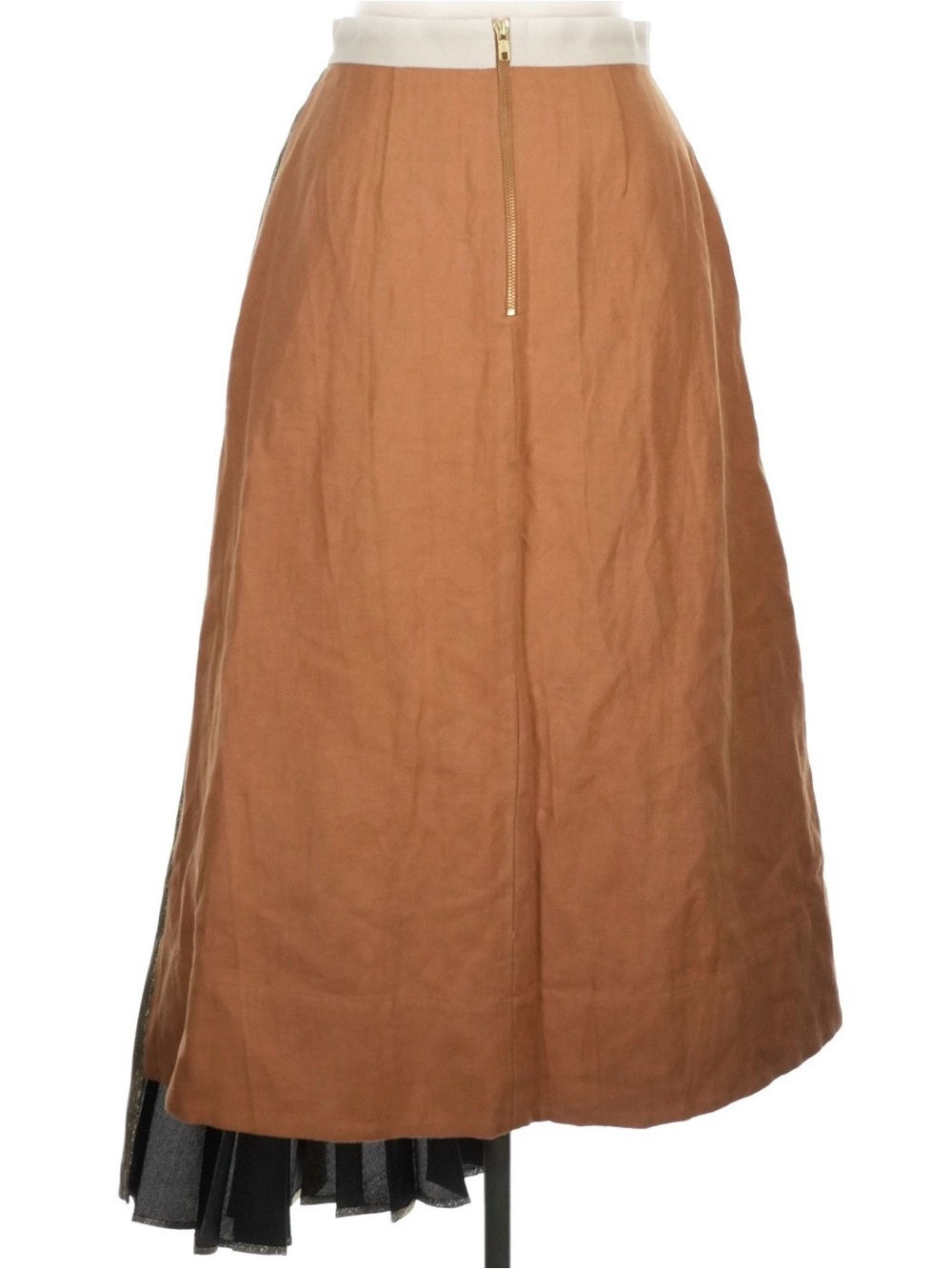 ARTCLUB “The Hermes” Mixed Media Asymmetrical Skirt Size Medium - Picture 3 of 10